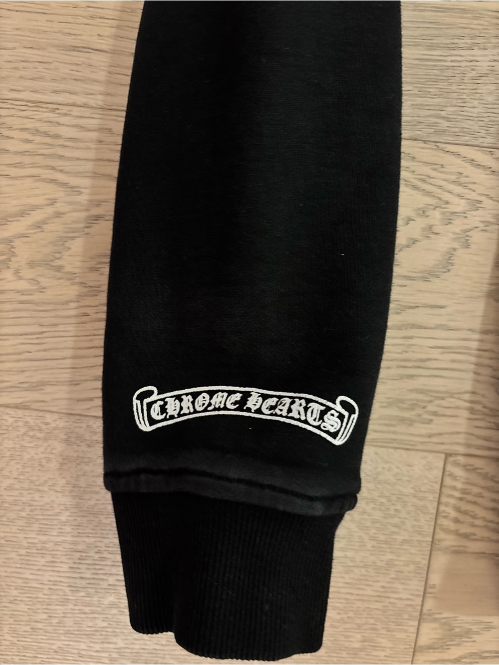 Chrome Hearts Women’s Black Zip Hoodie With Thermal Lining - Picture 5 of 7